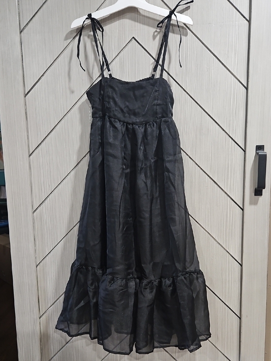 wild fable Dresses & Skirts - wild fable Black Midi Dress with Tie Straps